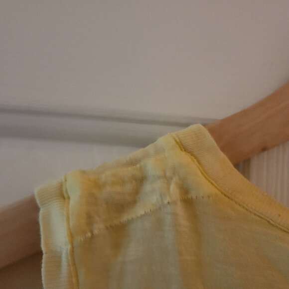 L.A.M.B Spring 2005 Peacock Yellow Tank Size M - Picture 3 of 8